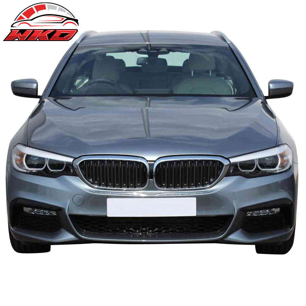 Fits 17-20 BMW G30 5-Series Sedan Front Bumper Cover Conversion Kits W/Grille PP