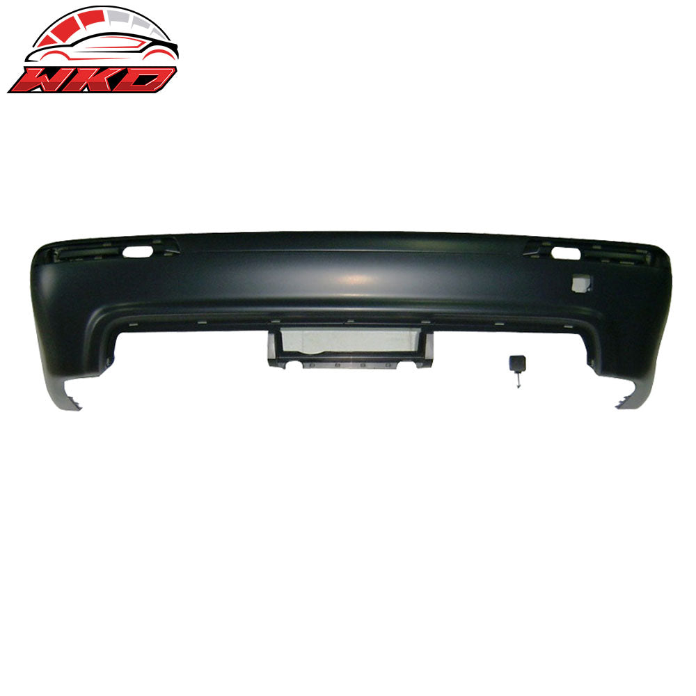 Fits 97-03 BMW E39 5-Series M5 Style Rear Bumper Cover W/Twin Muffler Single Out