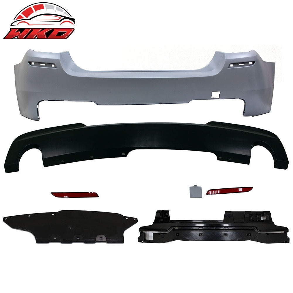 Wholesale 11-16 BMW F10 5-Series M-Tech Style Rear Bumper Conversion Kits Twin Outlet