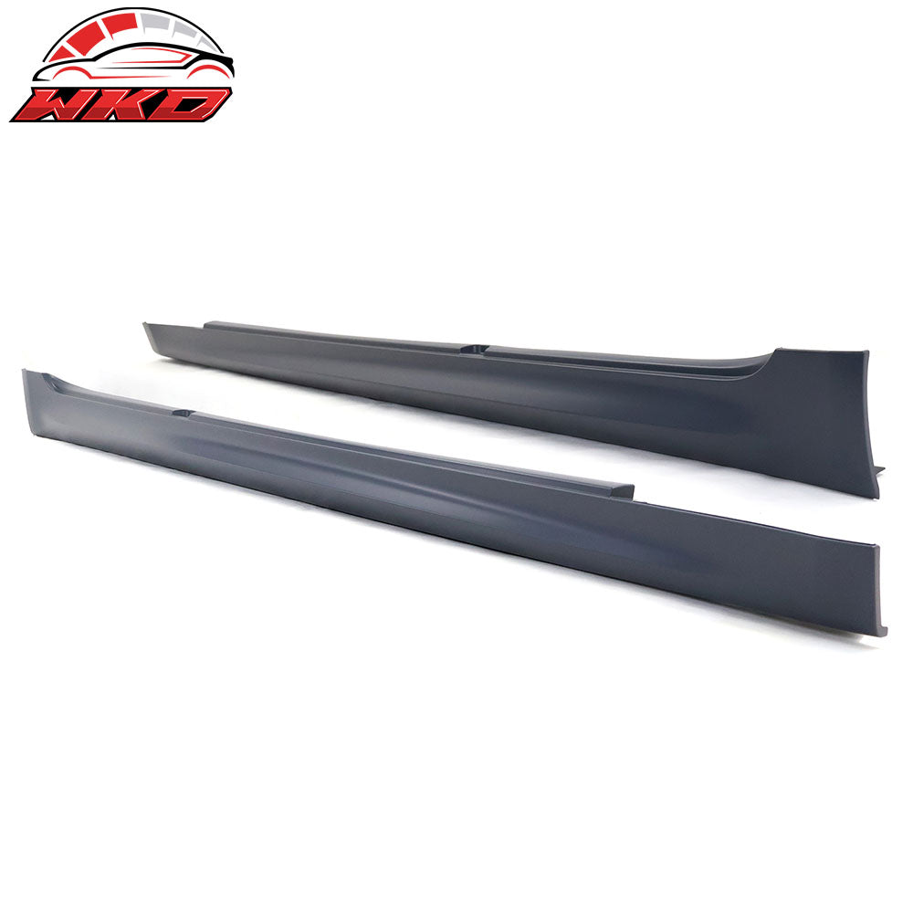 Fits 17-23 BMW G30 5 Series MT-Tech Side Skirt Extension Unpainted Black Pair