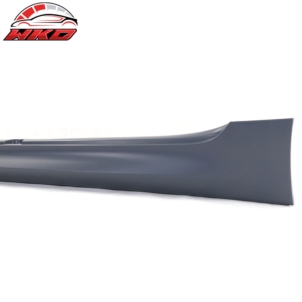 Fits 17-23 BMW G30 5 Series MT-Tech Side Skirt Extension Unpainted Black Pair