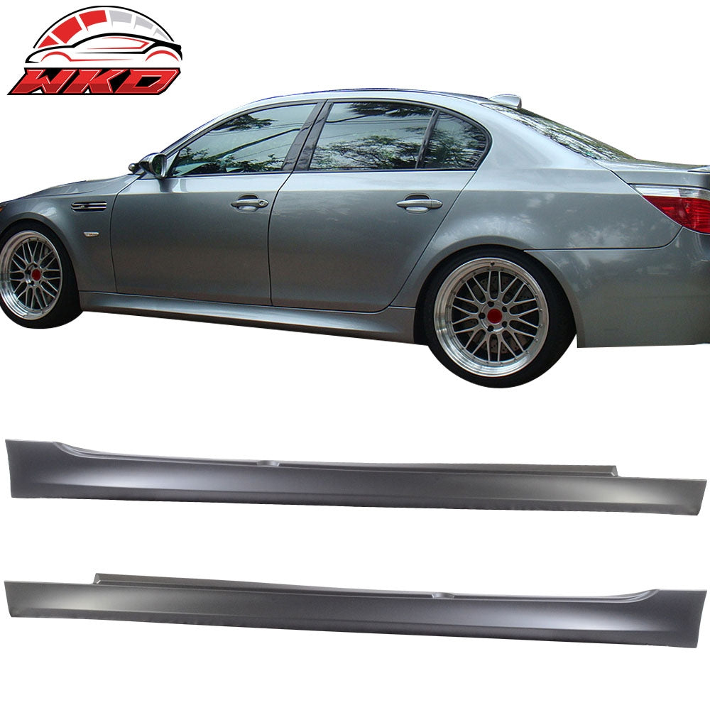 Wholesale 04-10 BMW E60 E61 5-Series M5 Style PP Side Skirts Panels Extension Pair