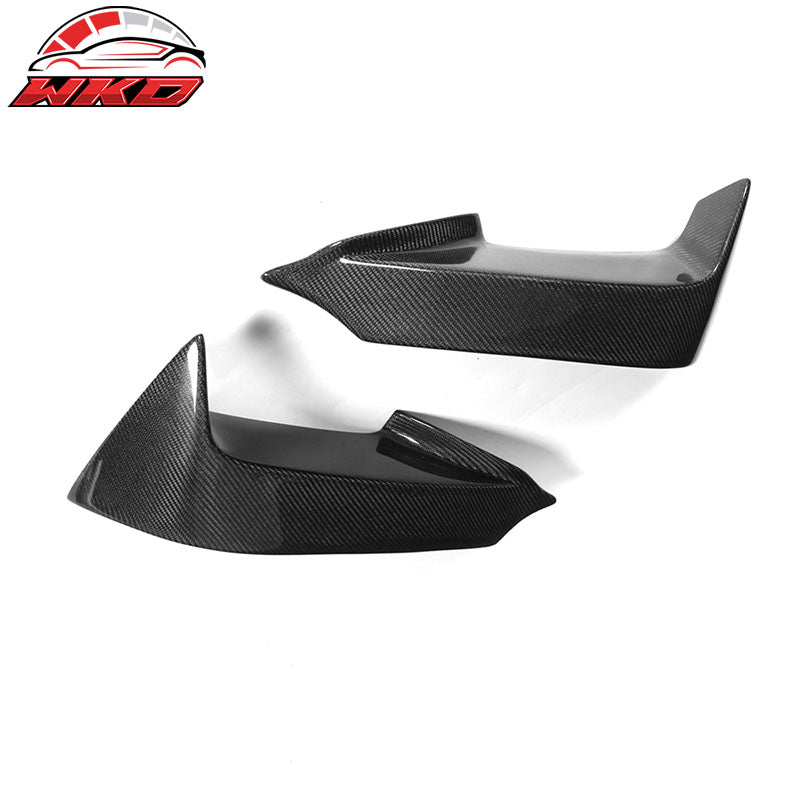 Fits 12-17 BMW F12 F13 MP Style Front Bumper Lip Splitters Matte Carbon Fiber