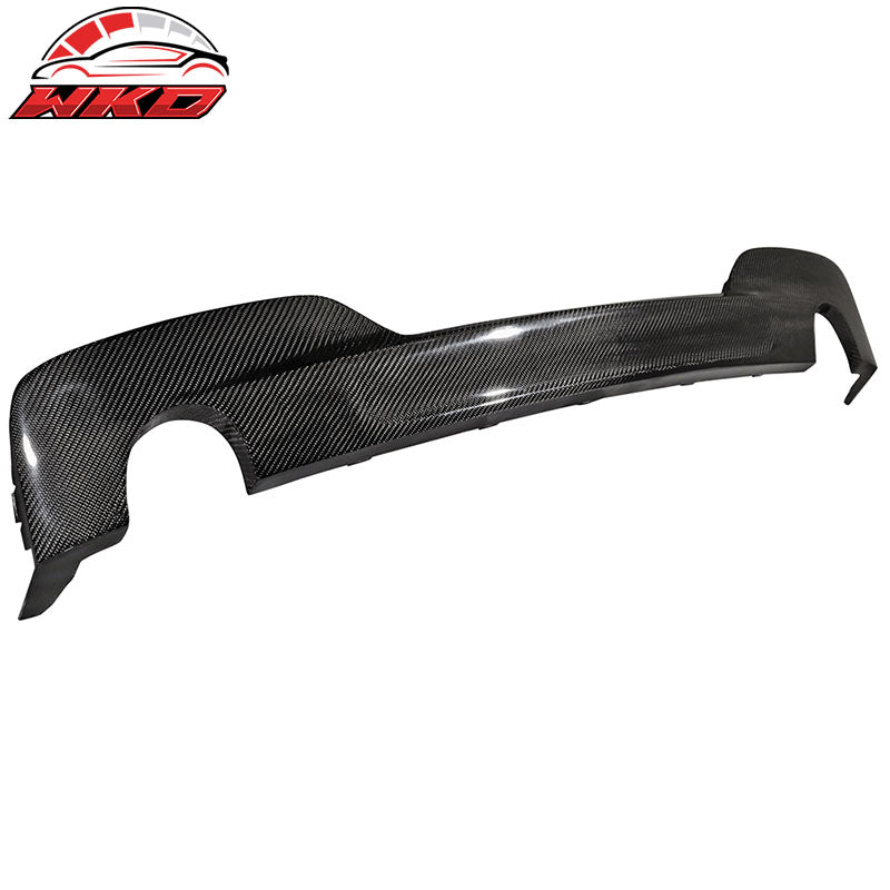 Fits 12-17 BMW F12 F13 640i MT M Sport OE Style Rear Diffuser Matte Carbon Fiber