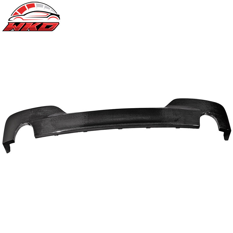 Fit 12-17 BMW F12 F13 640i MT M Sport OE Style Rear Bumper Diffuser Carbon Fiber