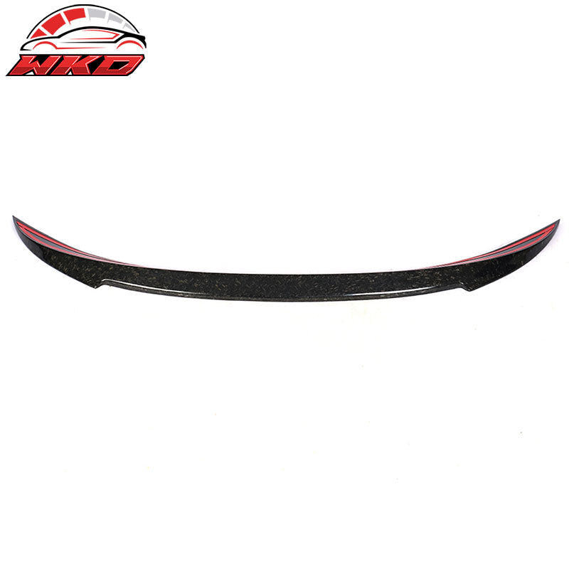 Fits 12-18 BMW F13/13-19 F06 6 Series Trunk Spoiler V Style Forged Carbon Fiber