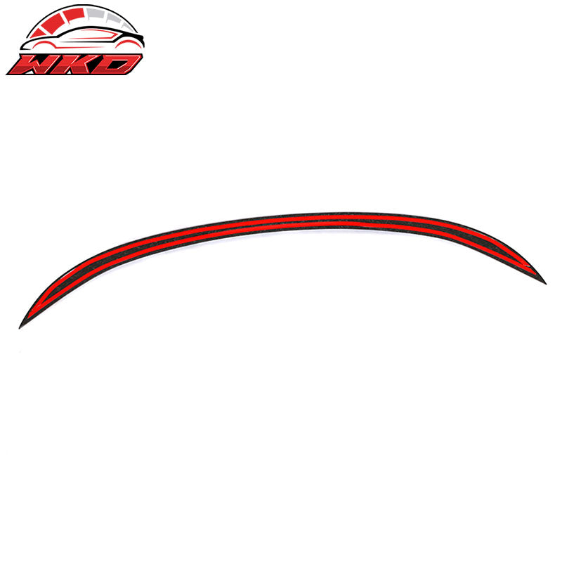 Fits 12-18 BMW F13/13-19 F06 6 Series Trunk Spoiler V Style Forged Carbon Fiber