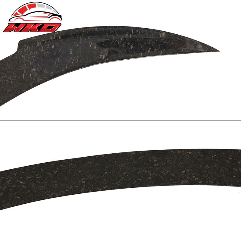 Fits 12-18 BMW F13/13-19 F06 6 Series Trunk Spoiler V Style Forged Carbon Fiber