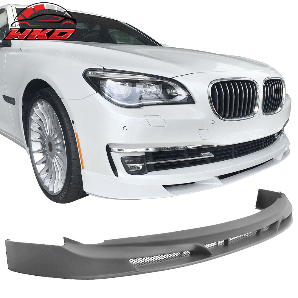 Fits 13-15 BMW F01 F02 7 Series LCI AP Style Unpainted Front Bumper Lip Spoiler