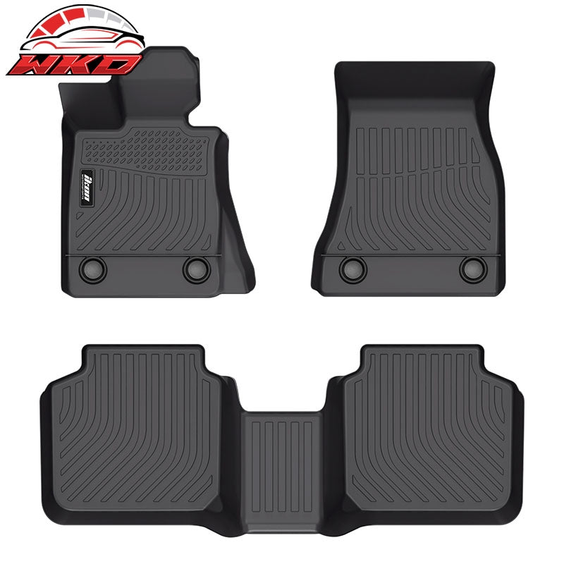 Fits 16-22 BMW 7 Series G11 3D Molded All Weather Floor Mats Carpet + Trunk Mat