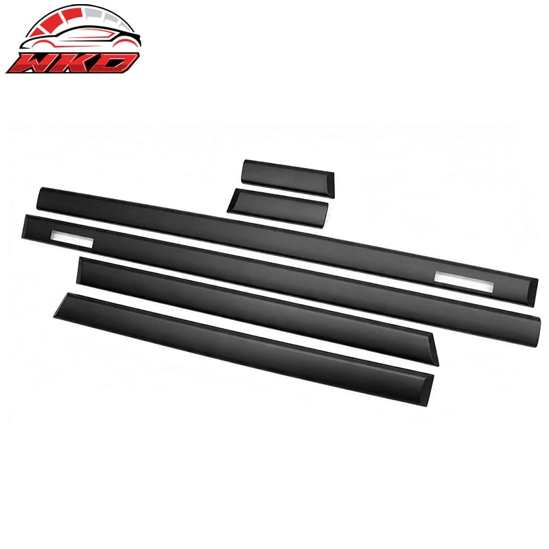 Fits 92-98 BMW E36 3-Series Sedan M3 Style Door Side Body Guard Molding Trim 6PC