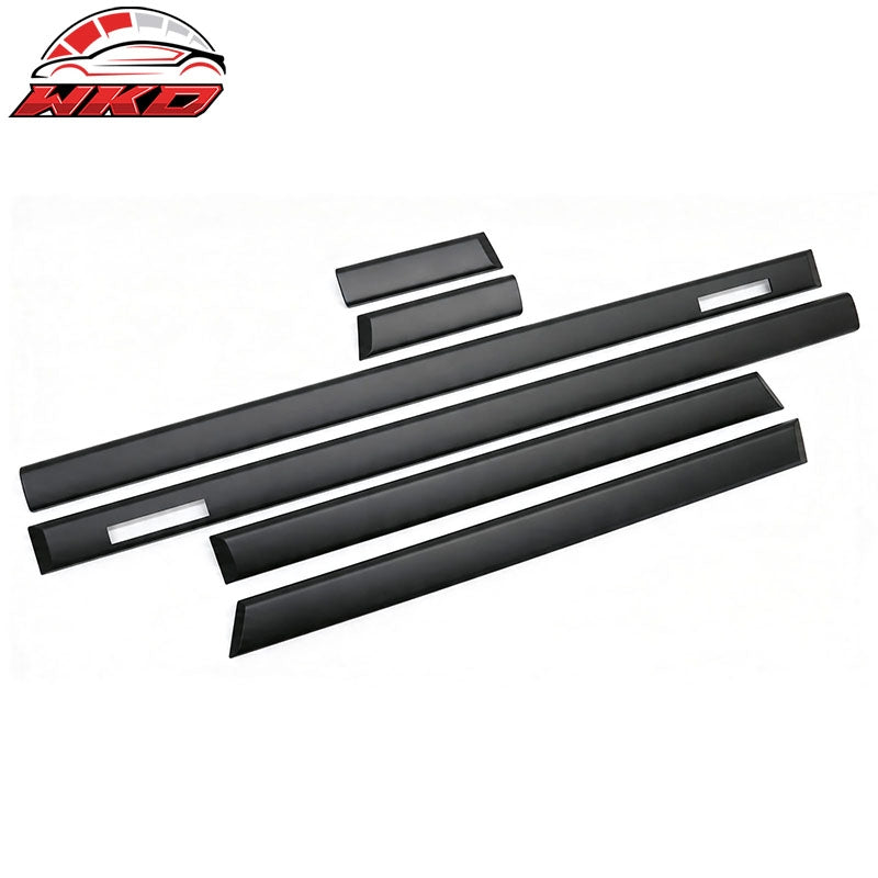 Fits 92-98 BMW E36 3-Series Sedan M3 Style Door Side Body Guard Molding Trim 6PC