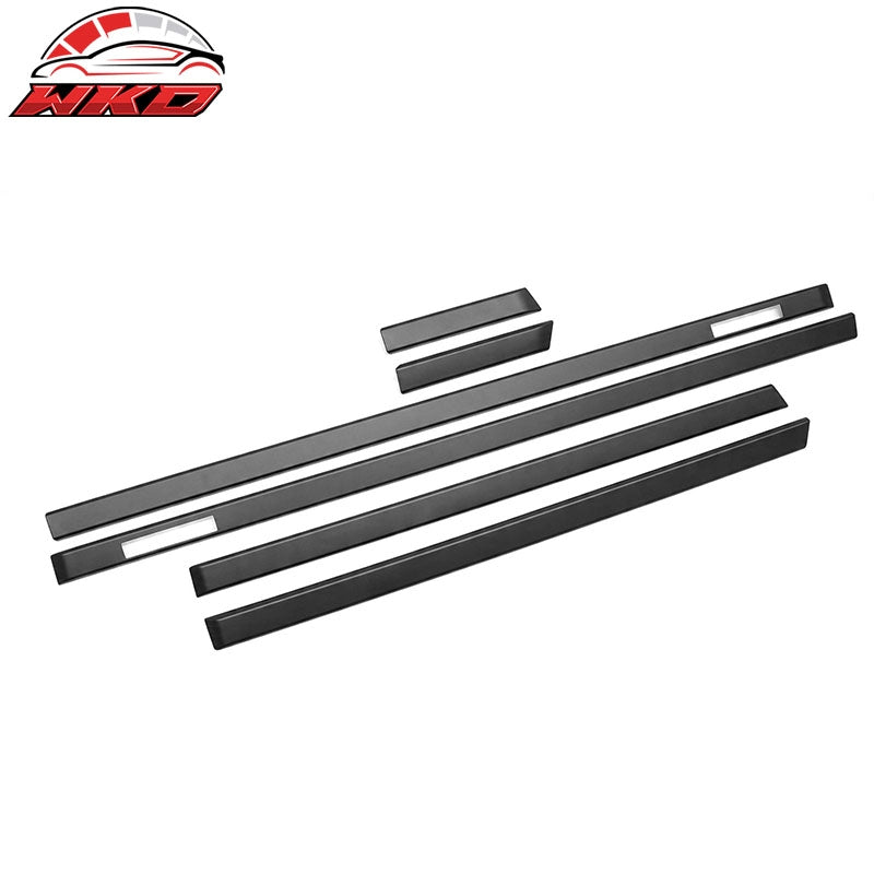 Fits 96-03 BMW E39 5-Series M3 Style Door Side Body Guard Moulding Trim 6PCS
