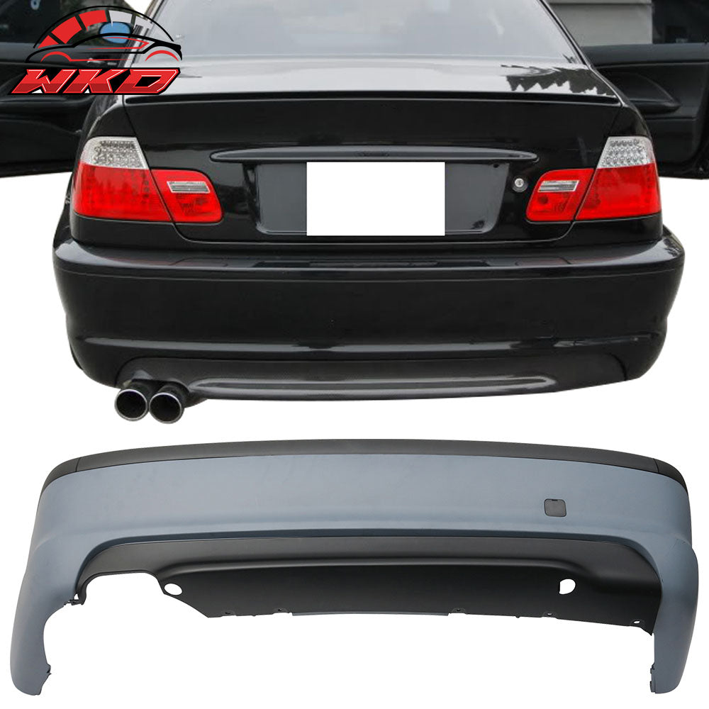 Fits 99-05 BMW E46 3 Series 4Dr MT M Sport PP Rear Bumper Cover