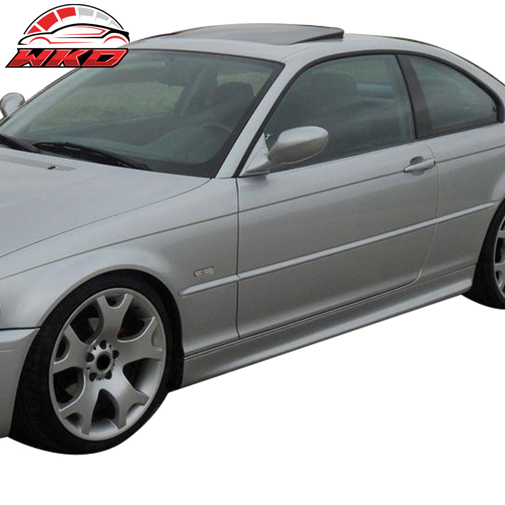 Fits 00-06 E46 3 Series 2Dr MT M Sport PP Underboard Side Skirts Replacement