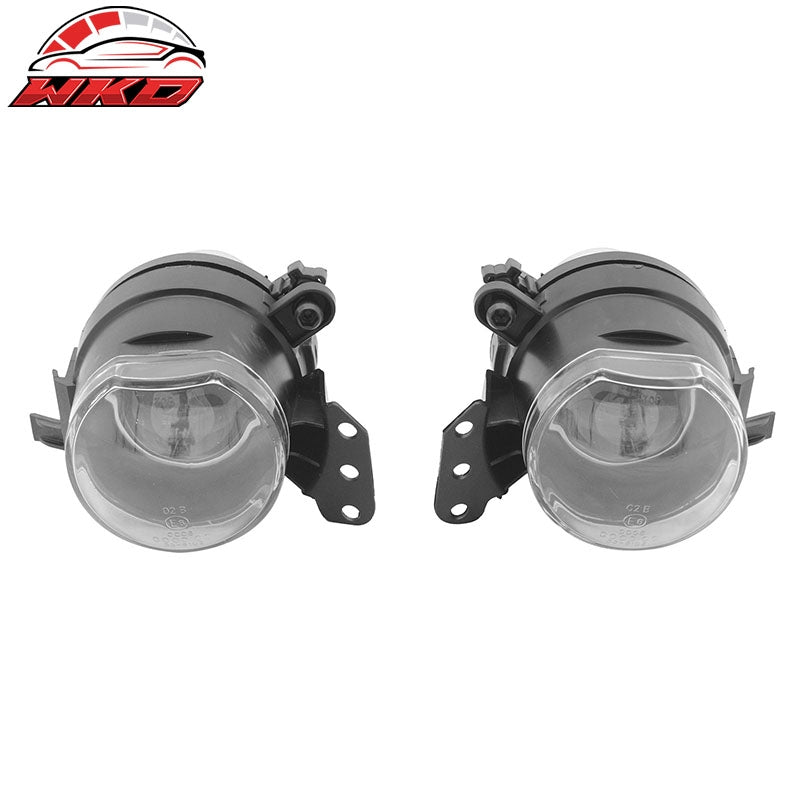 Fits 04-07 BMW E60 5 Series Front Bumper Fog Lights Lamp Clear Lens Assembly