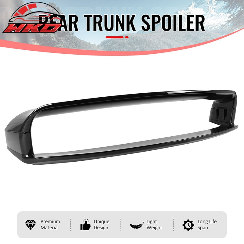 Fits 04-10 BMW E60 5 Series& M5 Sedan LTW GT Style Trunk Spoiler Gloss Black ABS