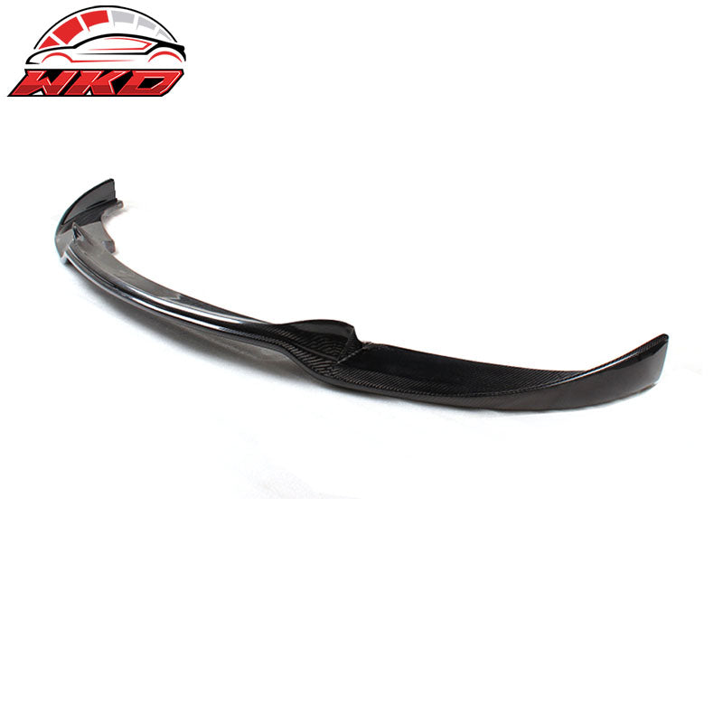 Fits 06-10 BMW 5 Series E60 M5 HM Style Front Bumper Lip Kit Matte Carbon Fiber