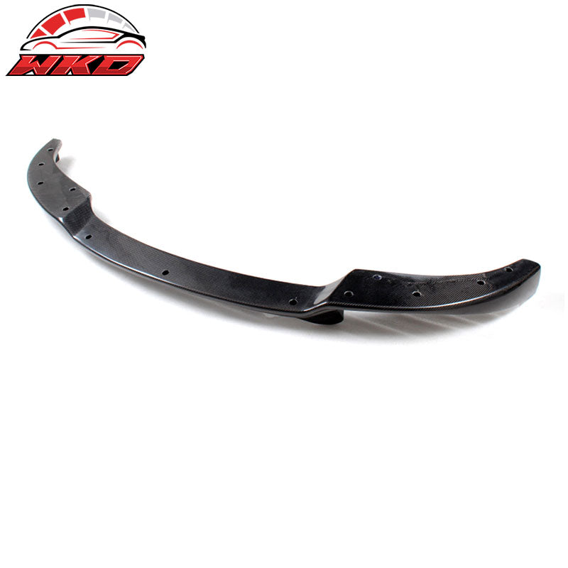 Fits 06-10 BMW 5 Series E60 M5 HM Style Front Bumper Lip Kit Matte Carbon Fiber