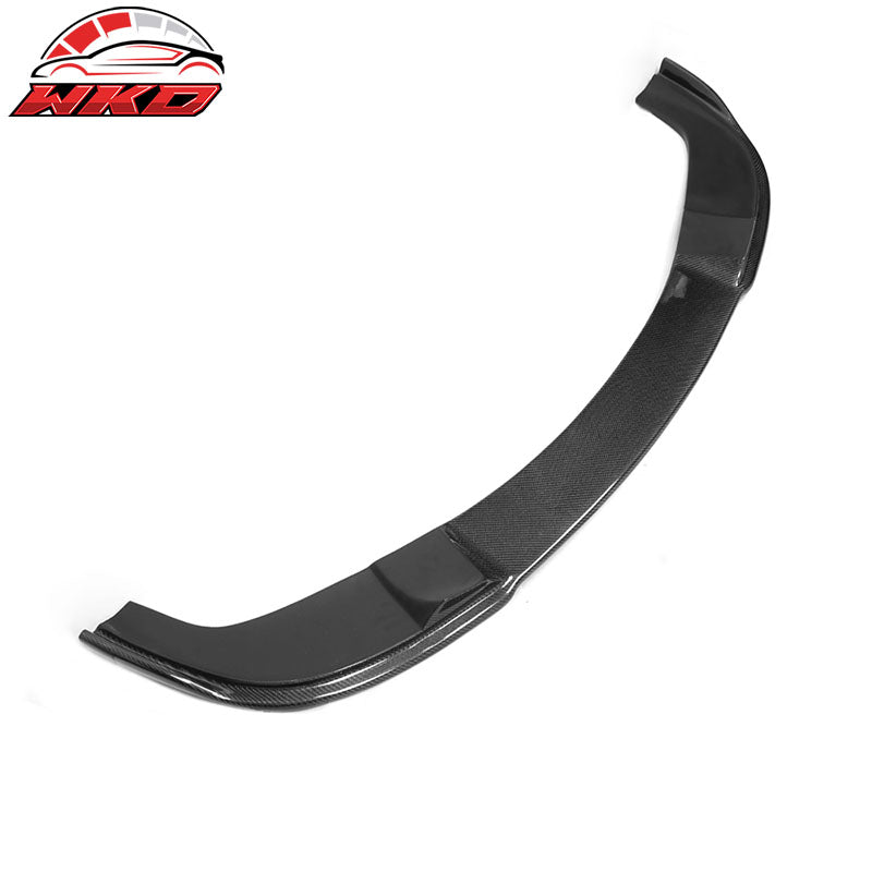Fits 04-10 BMW 5 E60 M Sport Non M5 HM Style Front Bumper Lip Matte Carbon Fiber