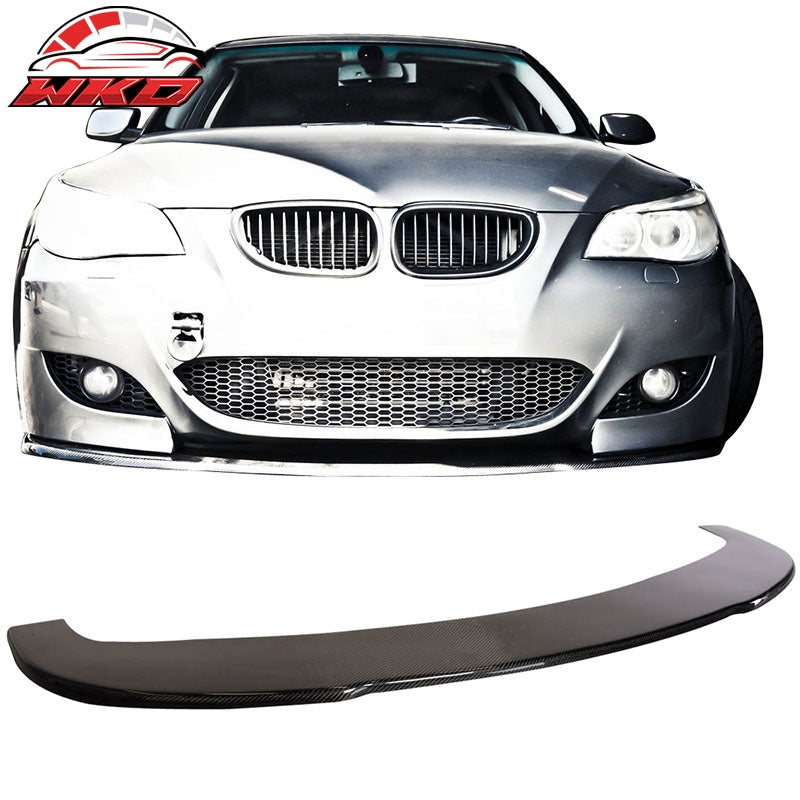 Wholesale 04-10 BMW E60 M5 Front Bumper Lip Spoiler Splitter - Matte Carbon Fiber