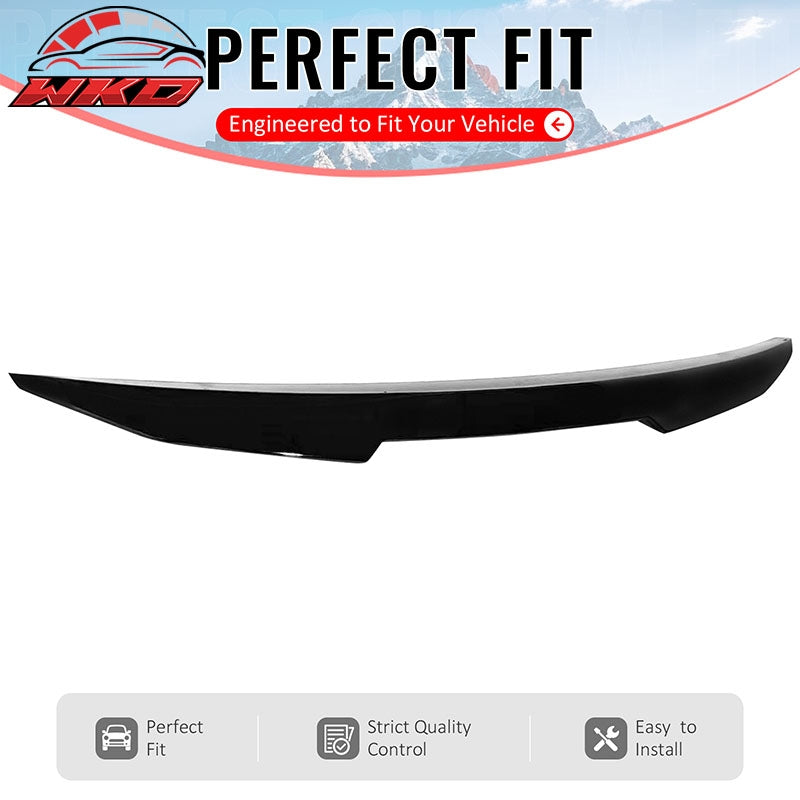 Wholesale 04-10 BMW E60 M5 Sedan PSM Style Gloss Black Rear Trunk Spoiler Wing ABS - Wikond Auto
