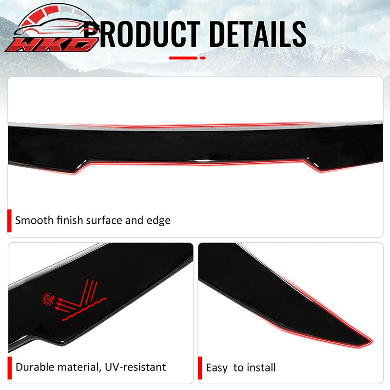 Wholesale 04-10 BMW E60 M5 Sedan PSM Style Gloss Black Rear Trunk Spoiler Wing ABS - Wikond Auto
