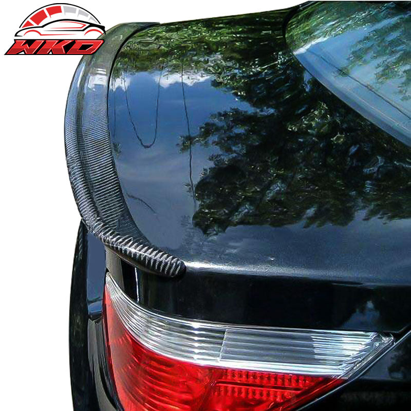 Fits 04-10 BMW E60 5 Series M5 AC Style Rear Trunk Spoiler Matte Carbon Fiber