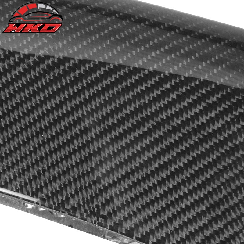 Fits 06-10 BMW E63 E64 M6 A Style Front Bumper Lip Splitters 2PC - Carbon Fiber