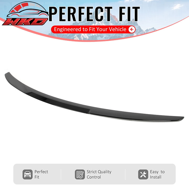 Fits 08-13 BMW E82 1-Series Coupe M4 Style Trunk Spoiler Wing Gloss Black ABS