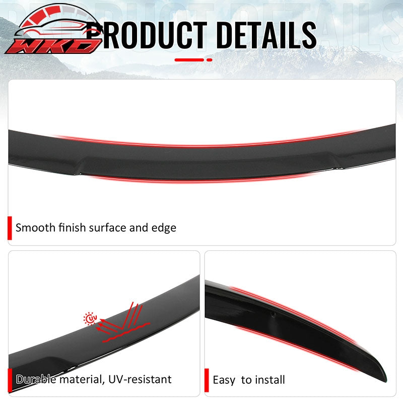 Fits 08-13 BMW E82 1-Series Coupe M4 Style Trunk Spoiler Wing Gloss Black ABS