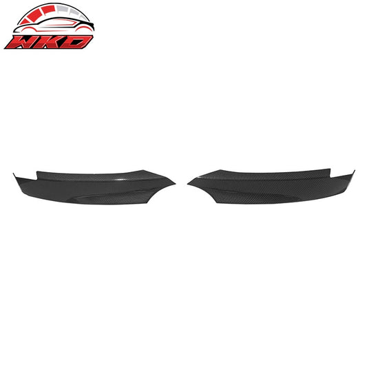 Wholesale 08-13 BMW E82 E88 1-Series M Sport Front Lip Splitters Carbon Fiber Print - Wikond Auto