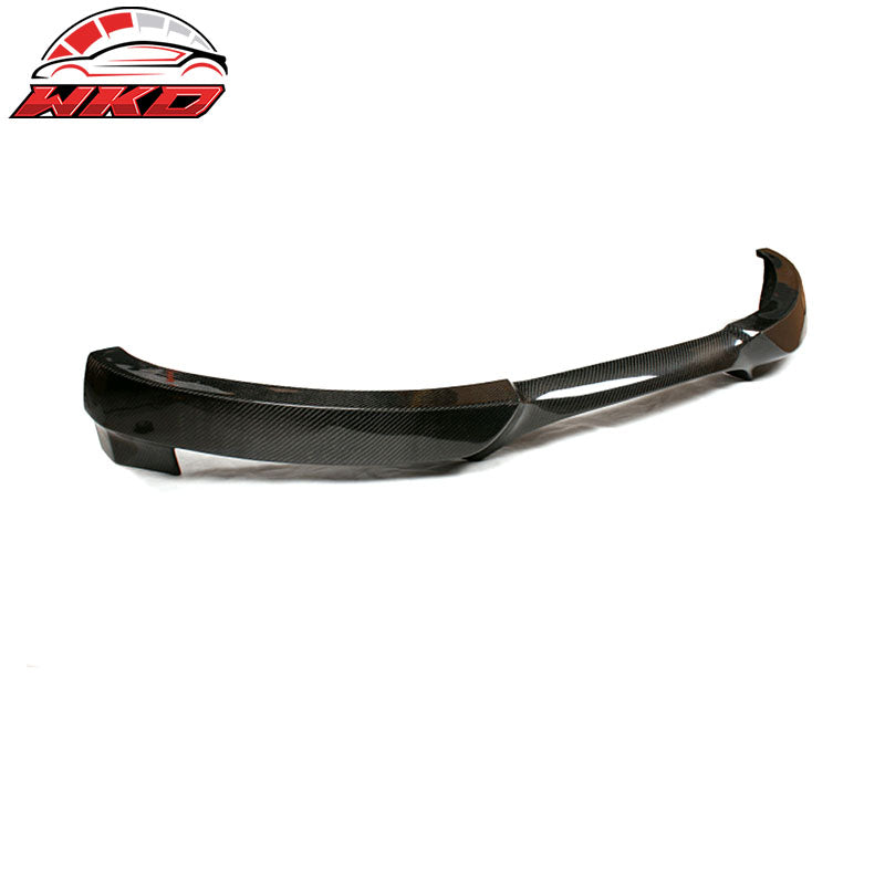 Fits 07-13 BMW 1 Series E82 M Sport HT Style Front Bumper Lip Matte Carbon Fiber