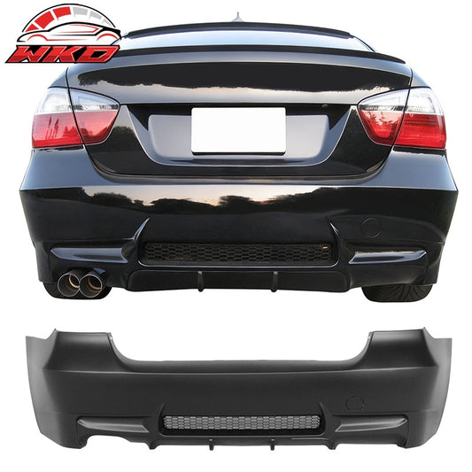 Wholesale 06-11 BMW E90 3-Series 325i 330i M3 Style Rear Bumper Cover Replacement PP - Wikond Auto