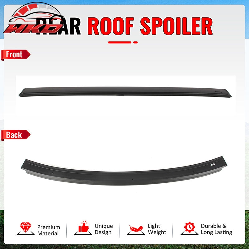 Fits 06-11 BMW E90 3-Series&08-11 M3 Sedan AC Style Roof Spoiler Matte Black ABS