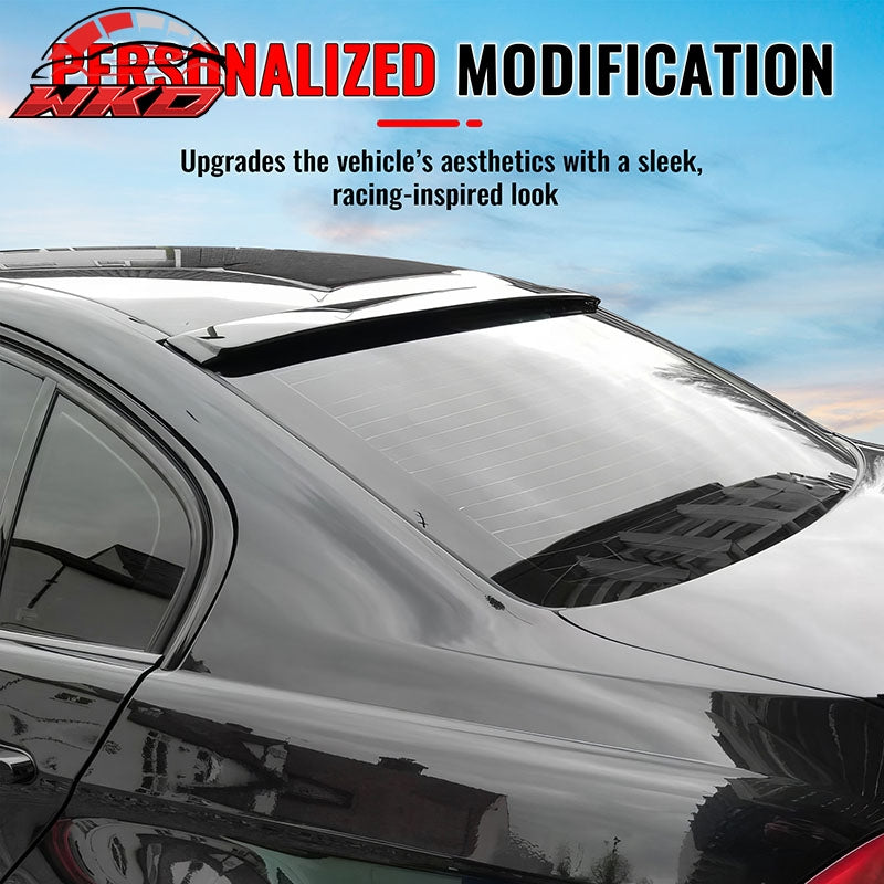 Fits 06-11 BMW E90 3-Series&08-11 M3 Sedan AC Roof Spoiler Carbon Fiber Print