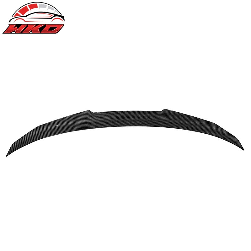 Fits 06-11 BMW E90 3-Series M3 Sedan PSM Style Trunk Spoiler Carbon Fiber Print