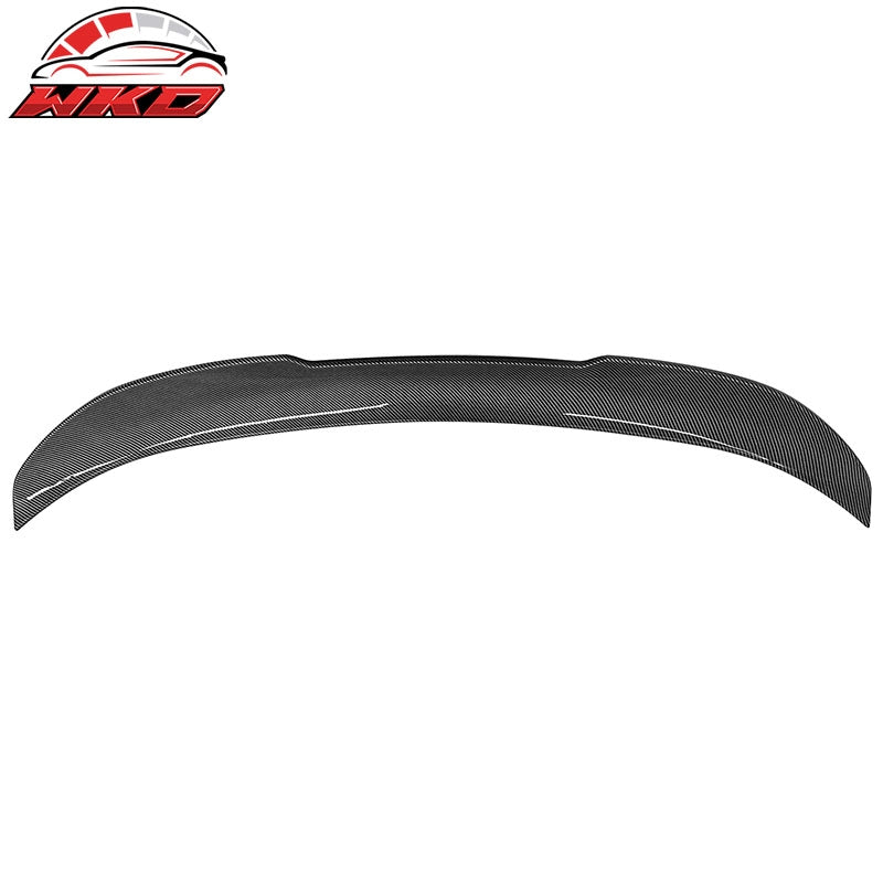 Fits 06-11 BMW E90 3-Series M3 Sedan PSM Style Trunk Spoiler Carbon Fiber Print