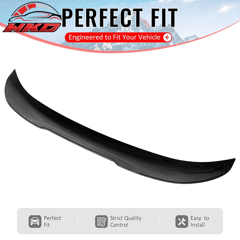 Fits 06-11 BMW E90 3-Series M3 Sedan PSM Style Trunk Spoiler Gloss Black ABS