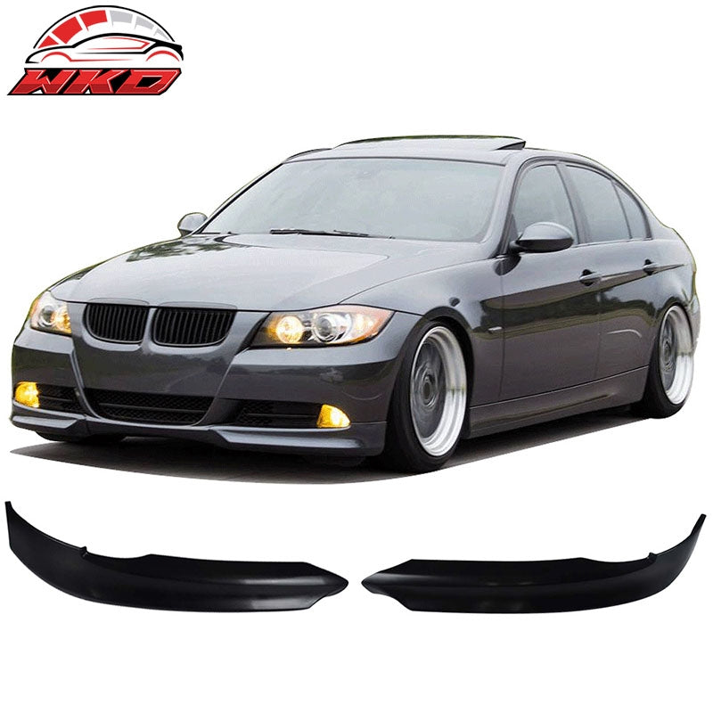 Wholesale 05-08 BMW E90 3-Series OE Style Front Bumper Lip Splitters Unpainted PP 2PC