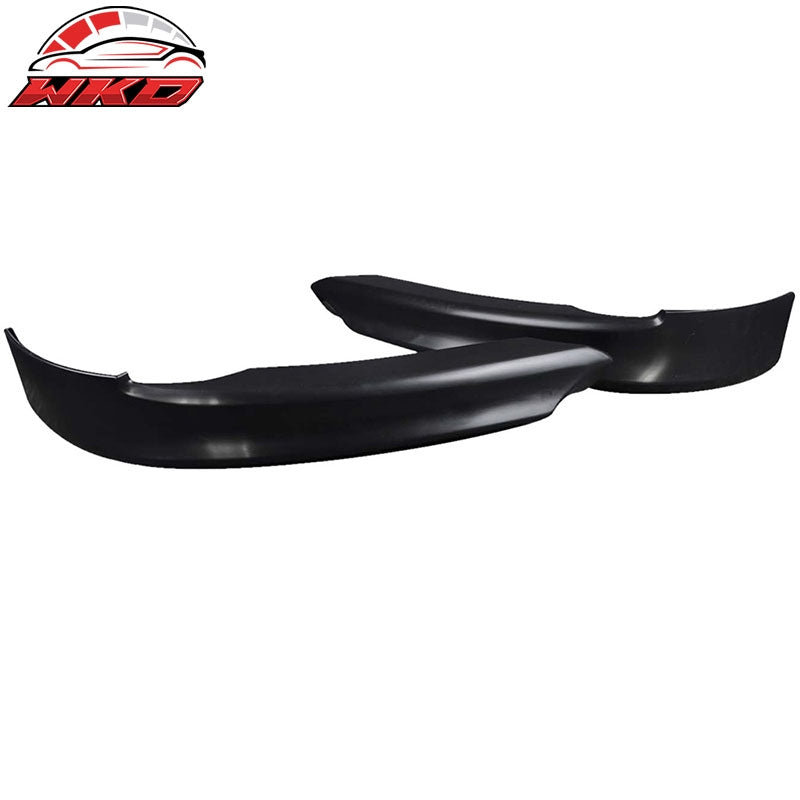 Fits 05-08 BMW E90 3-Series OE Style Front Bumper Lip Splitters Unpainted PP 2PC