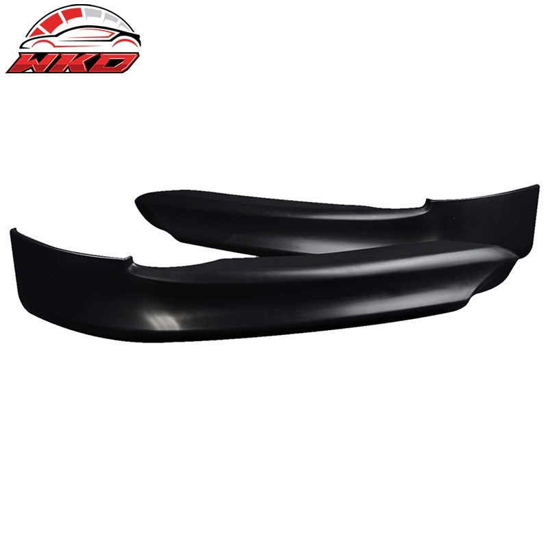 Fits 05-08 BMW E90 3-Series OE Style Front Bumper Lip Splitters Unpainted PP 2PC