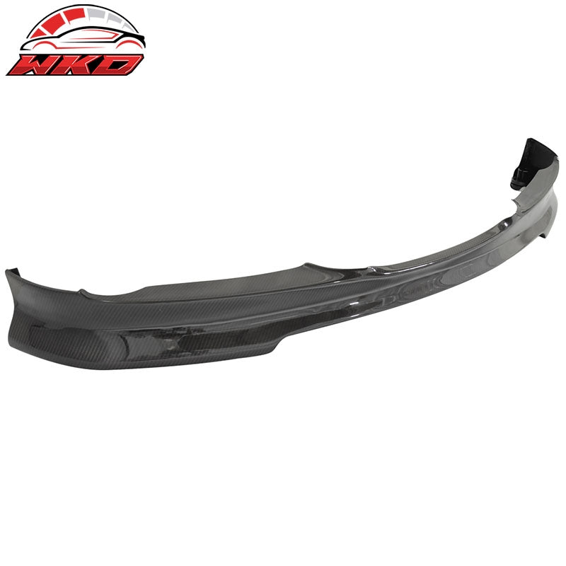 Fits 05-08 BMW E90 3 Series Pre LCI C Style Front Bumper Lip - Carbon Fiber