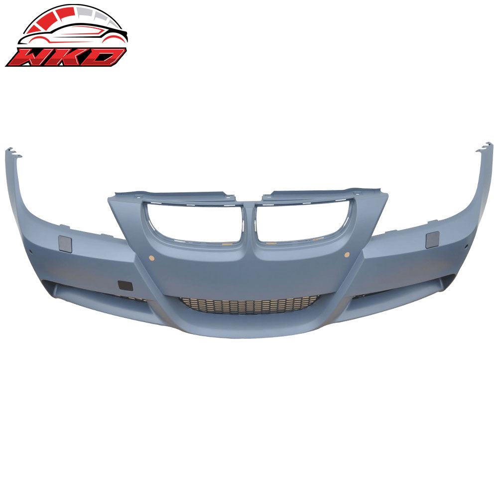 Fits 06-08 BMW E90 3-Series Pre-LCI M-Tech Style Front Bumper Cover Conversion