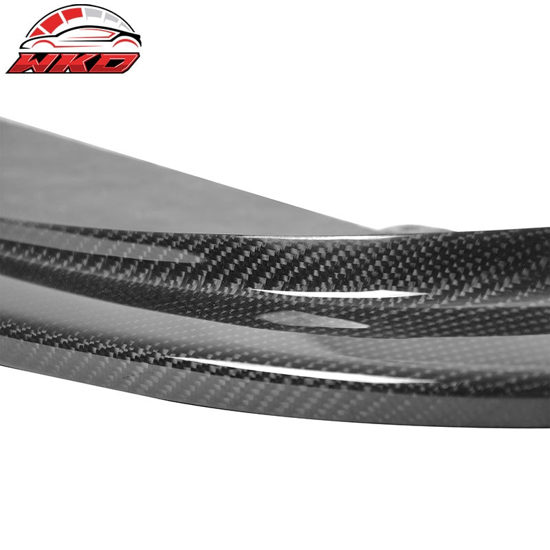 Fits 08-13 E90 E92 E93 M3 CRT Front Bumper Lip Spoiler Carbon Fiber Splitter Kit