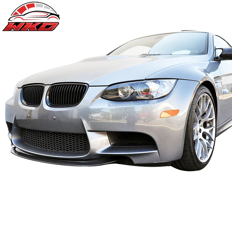 Fits 08-13 E90 E92 E93 M3 CRT Style Front Bumper Lip Spoiler Matte Carbon Fiber