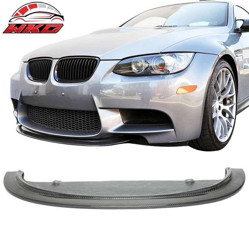 Fits 08-13 E90 E92 E93 M3 CRT Style Front Bumper Lip Spoiler Matte Carbon Fiber