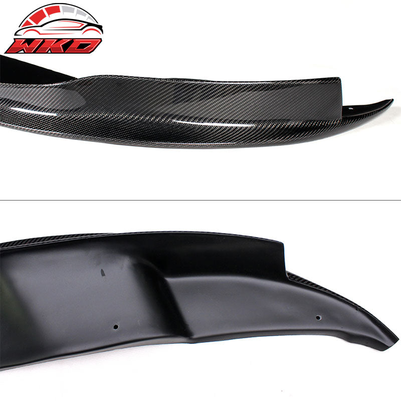 Fits 05-13 BMW E90 E92 E93 M3 AK Style Front Bumper Lip Matte Carbon Fiber