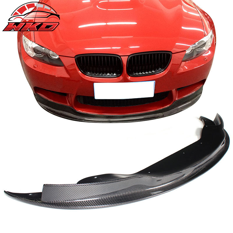 Fits 05-13 BMW E90 E92 E93 M3 AK Style Front Bumper Lip Spoiler Carbon Fiber CF