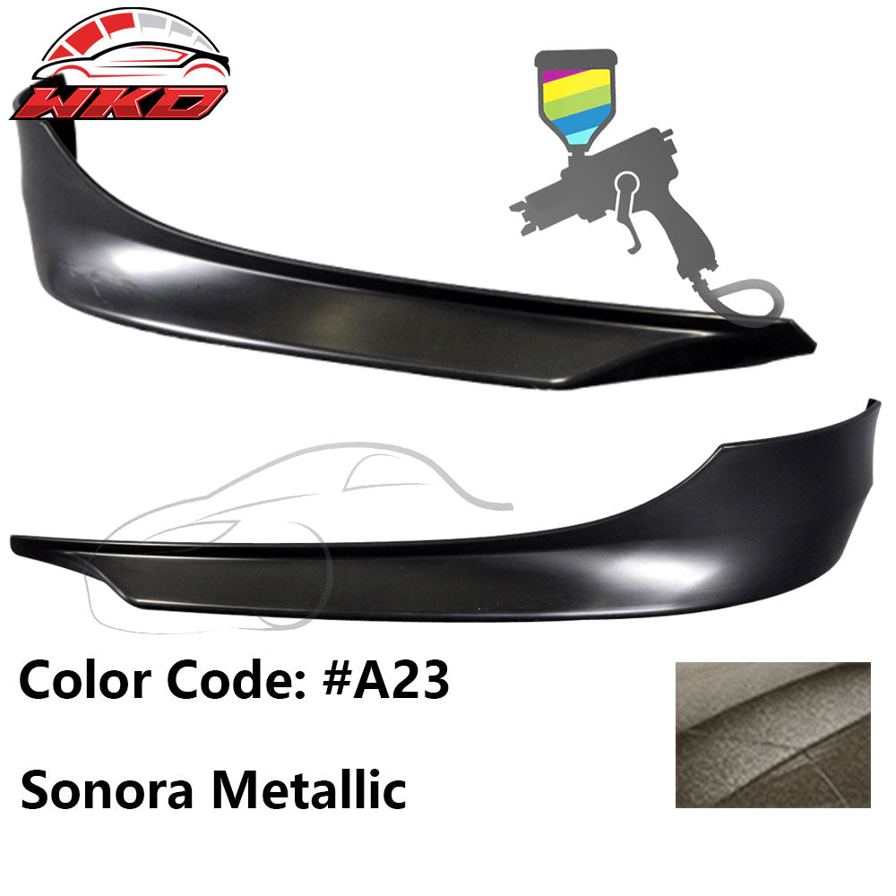 Fits 09-11 E90 LCI OE Painted #A23 Sonora Metallic PP Front Splitter